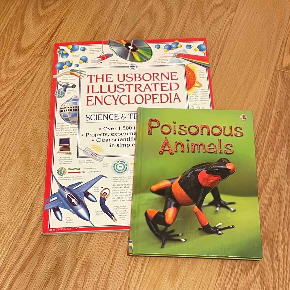 Usborne books illustrated encyclopedia & poisonous animals